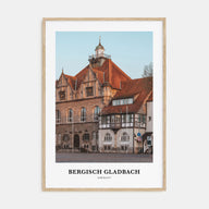 Bergisch Gladbach Portrait Color Poster