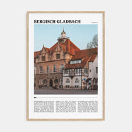 Bergisch Gladbach Travel Color Poster