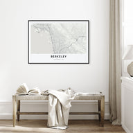 Berkeley Map Landscape Poster