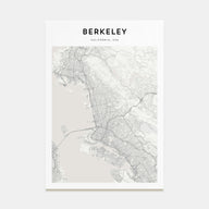 Berkeley Map Portrait Poster