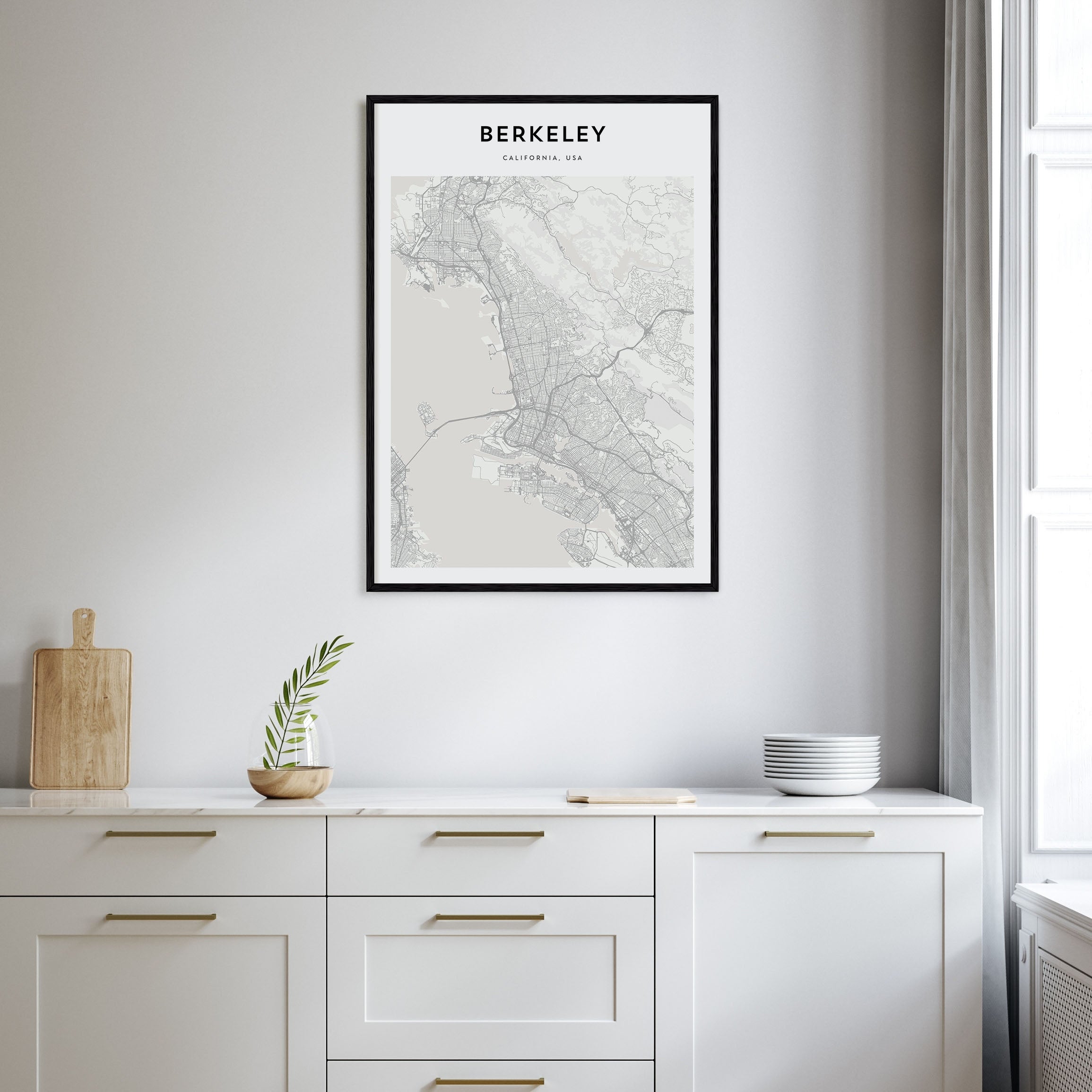 Berkeley Map Portrait Poster