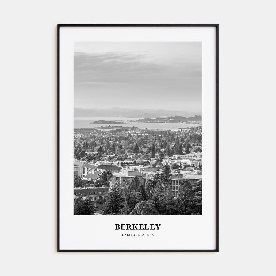 Berkeley Portrait B&W Poster