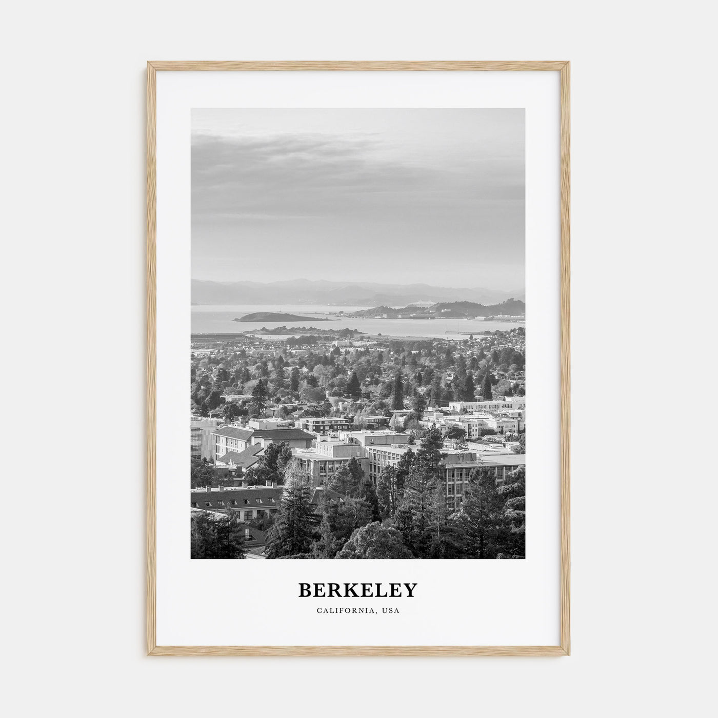 Berkeley Portrait B&W Poster