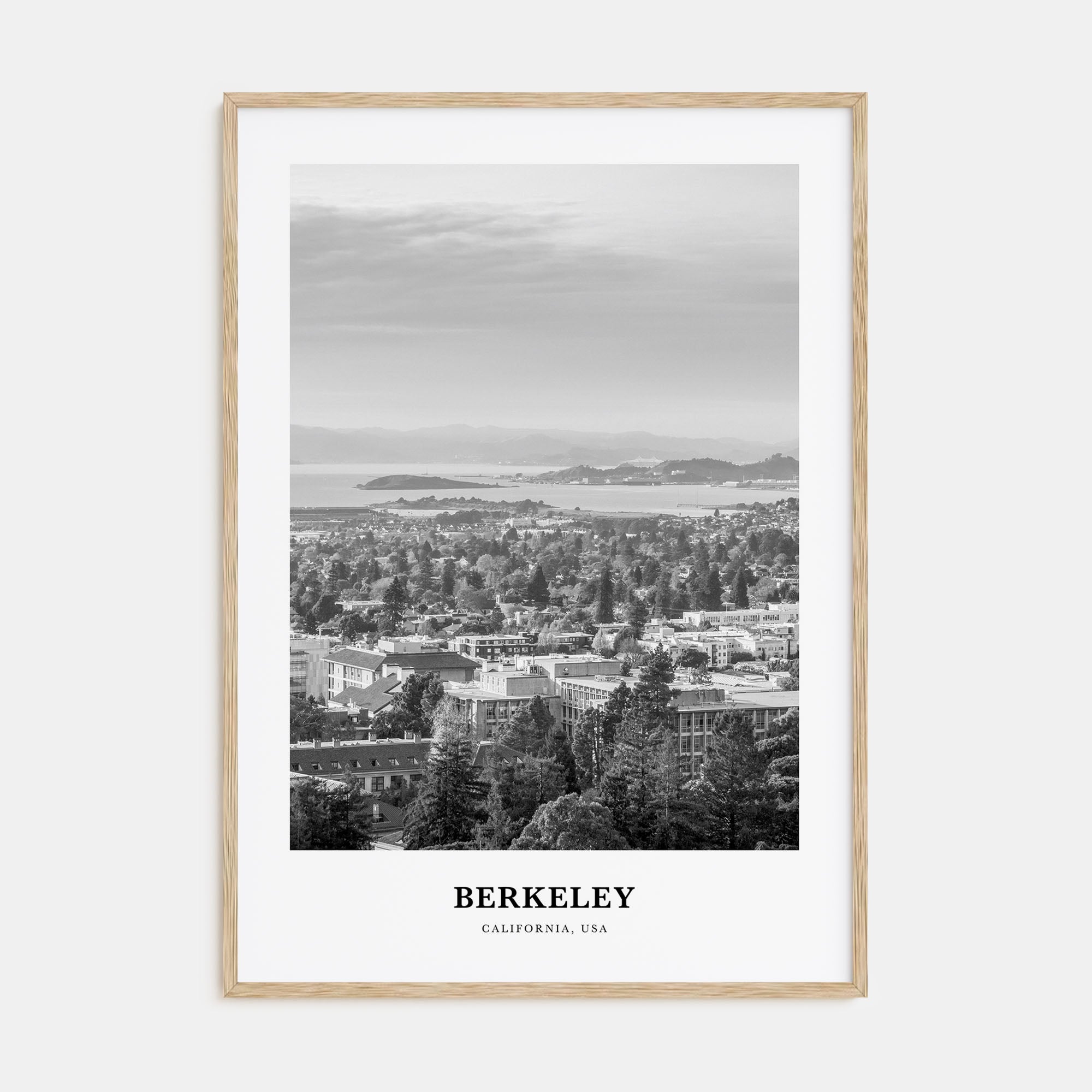 Berkeley Portrait B&W Poster
