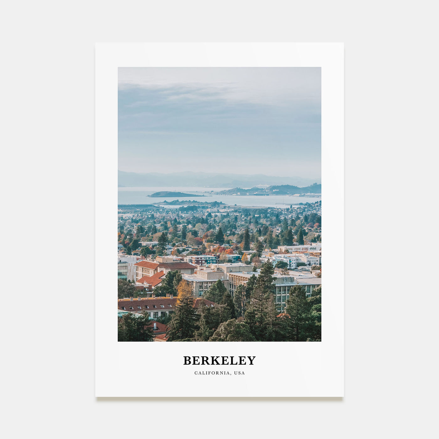 Berkeley Portrait Color Poster