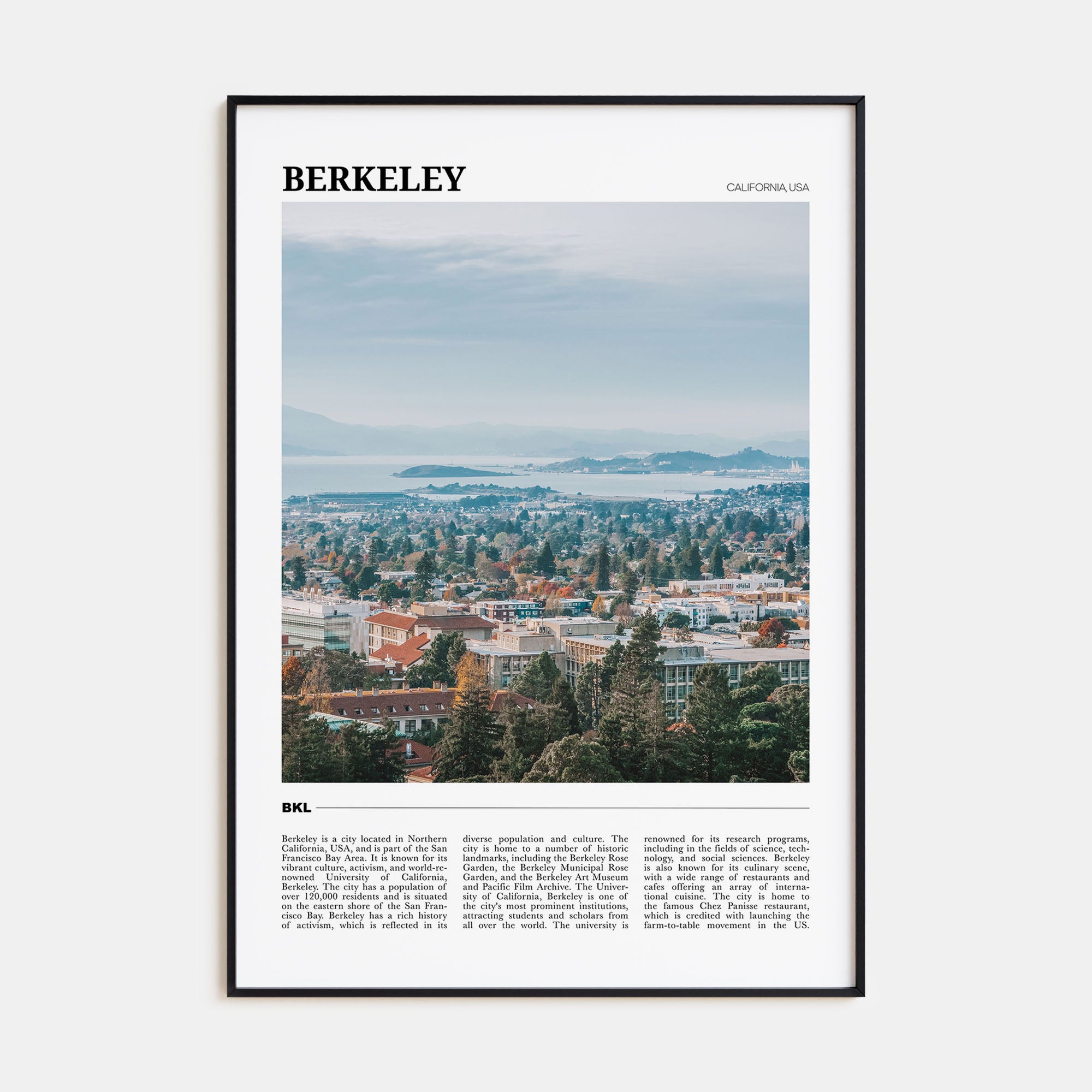 Berkeley Travel Color Poster