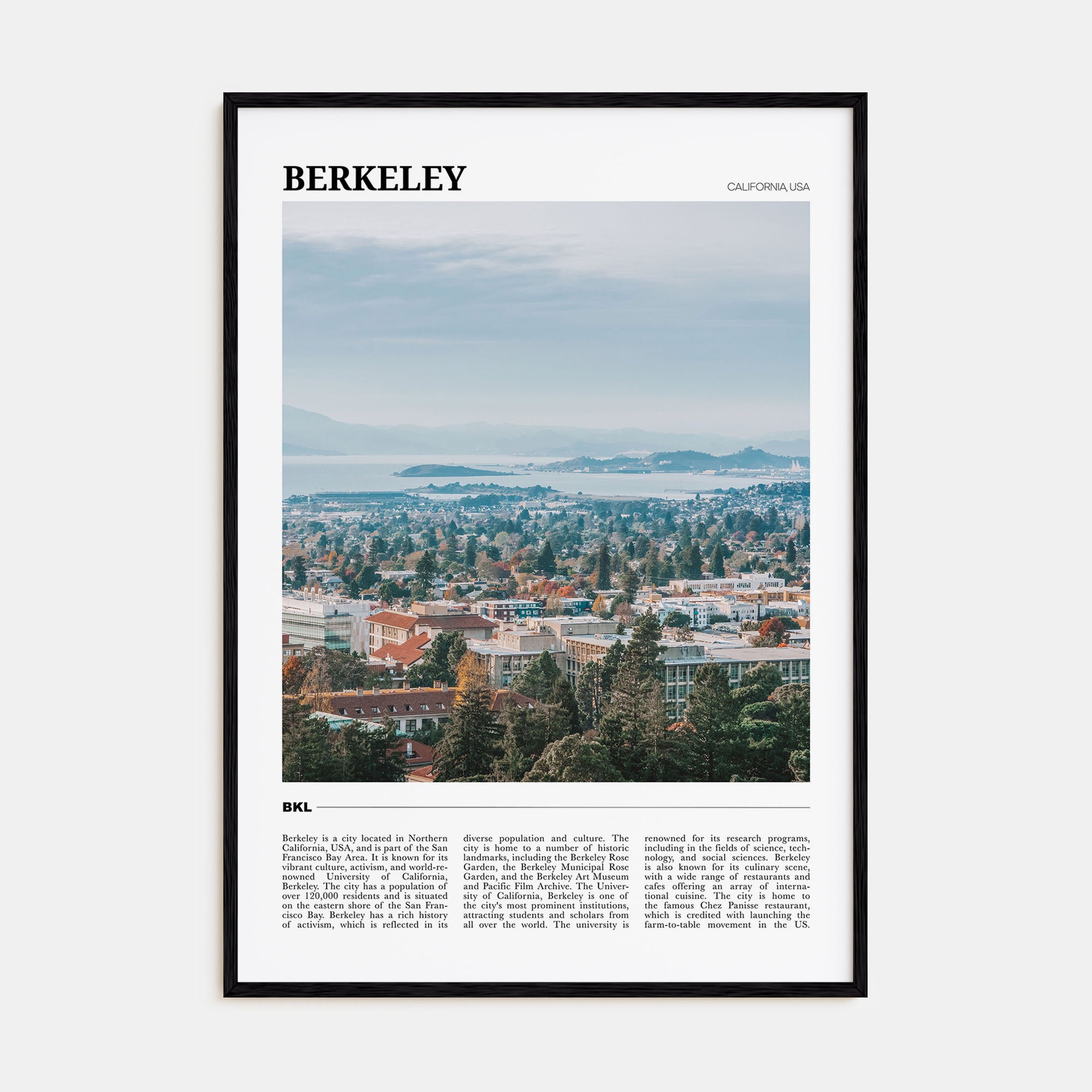 Berkeley Travel Color Poster