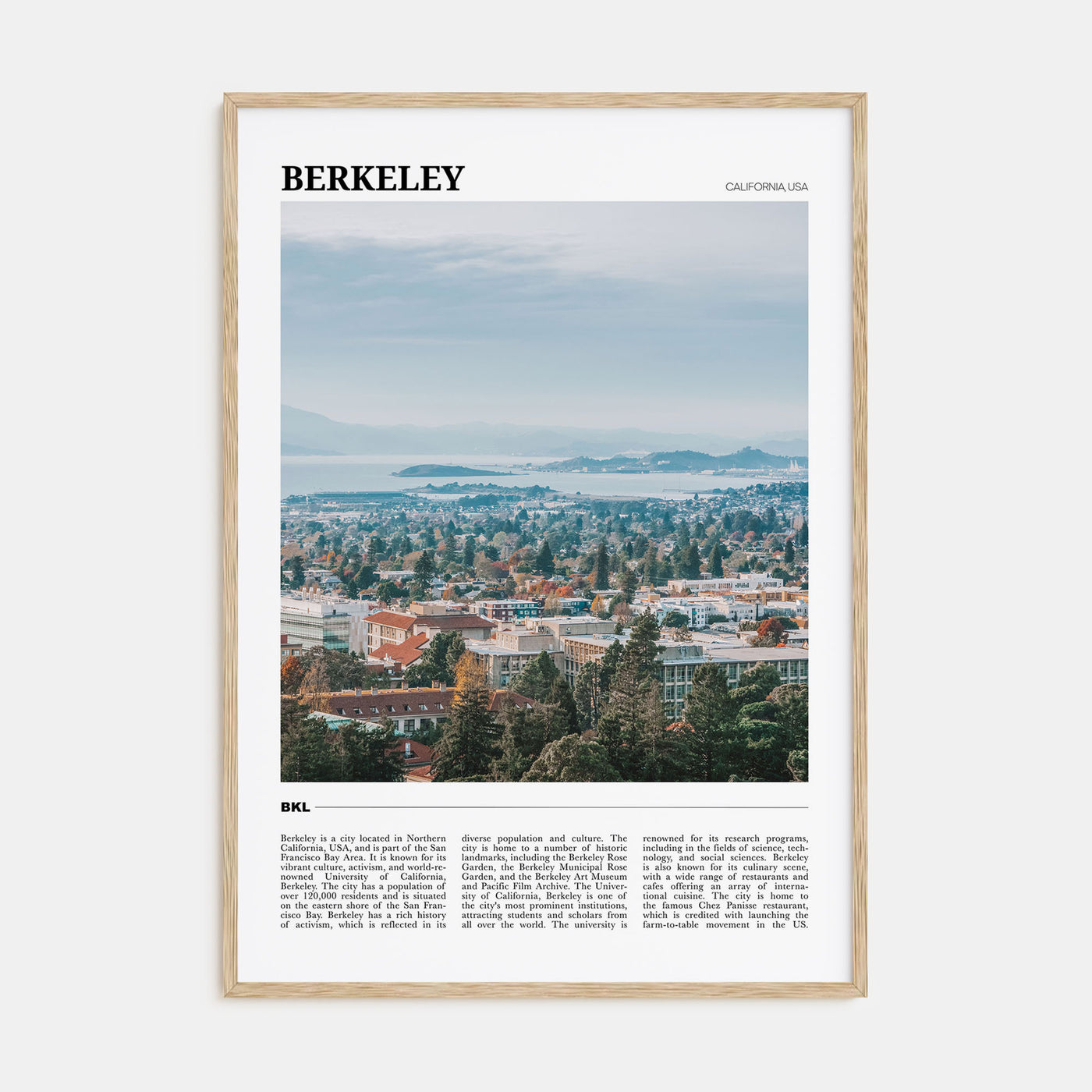 Berkeley Travel Color Poster