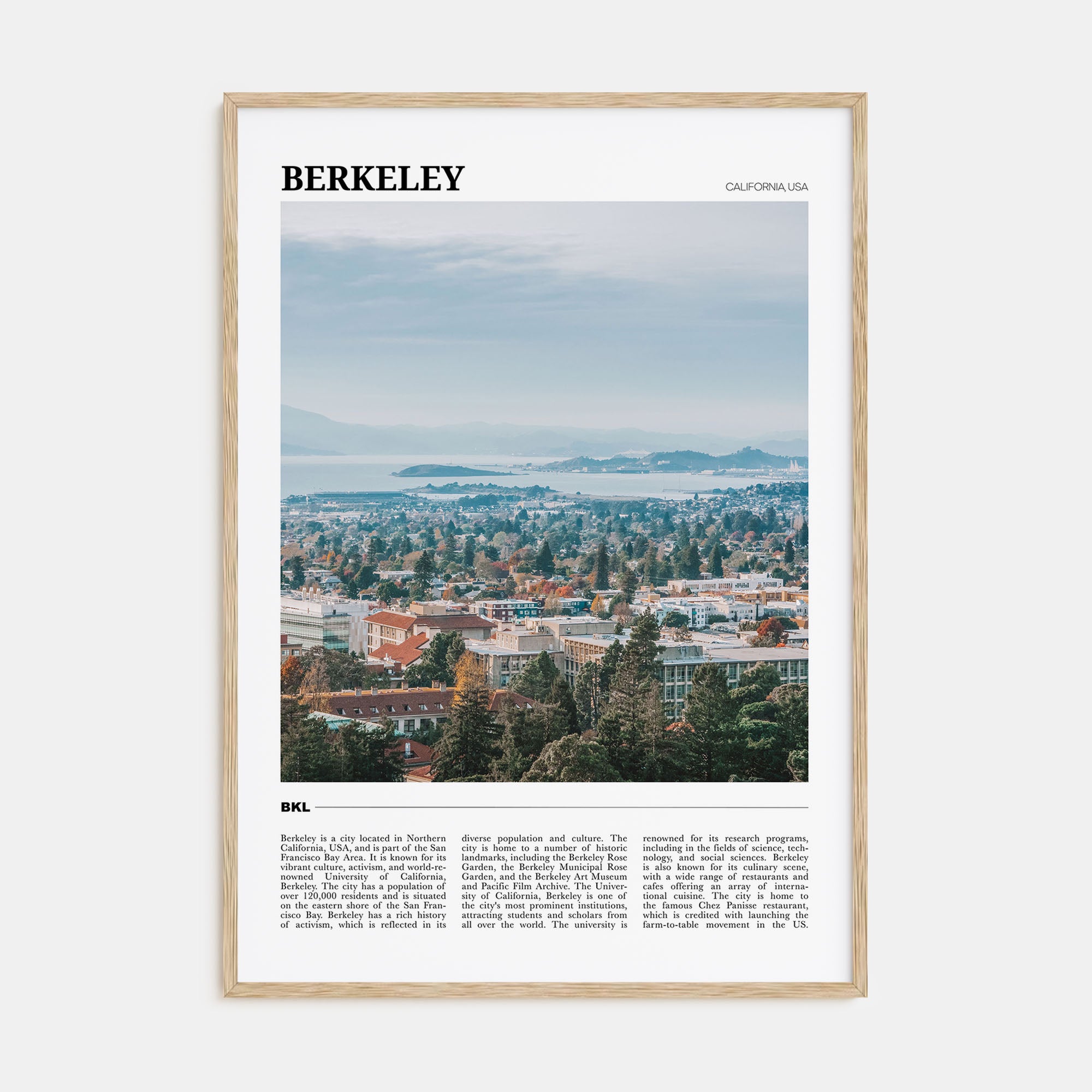 Berkeley Travel Color Poster