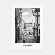 Berkshire Portrait B&W Poster