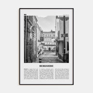 Berkshire Travel B&W Poster