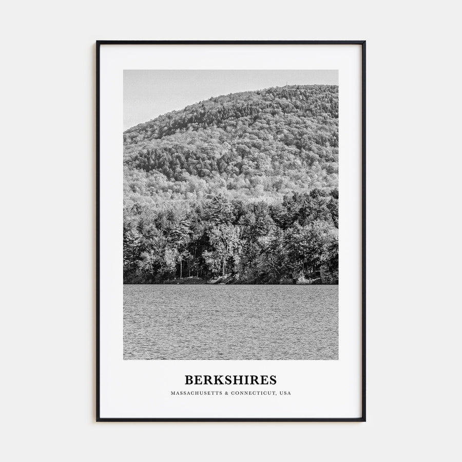Berkshires Portrait B&W Poster