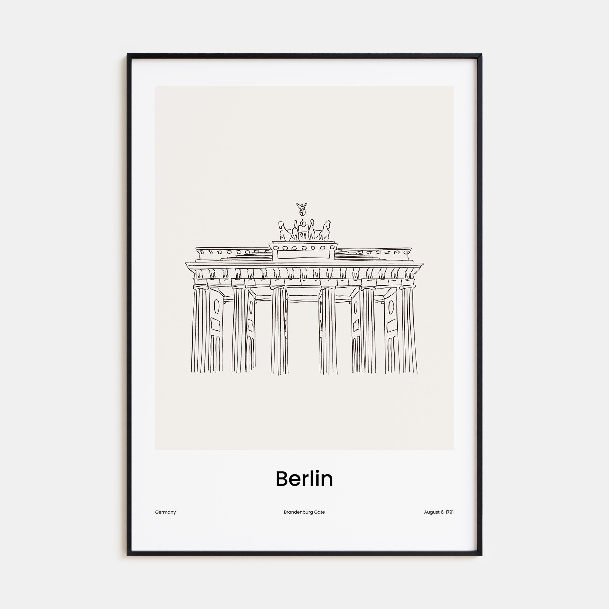Berlin Drawn No 1 Poster