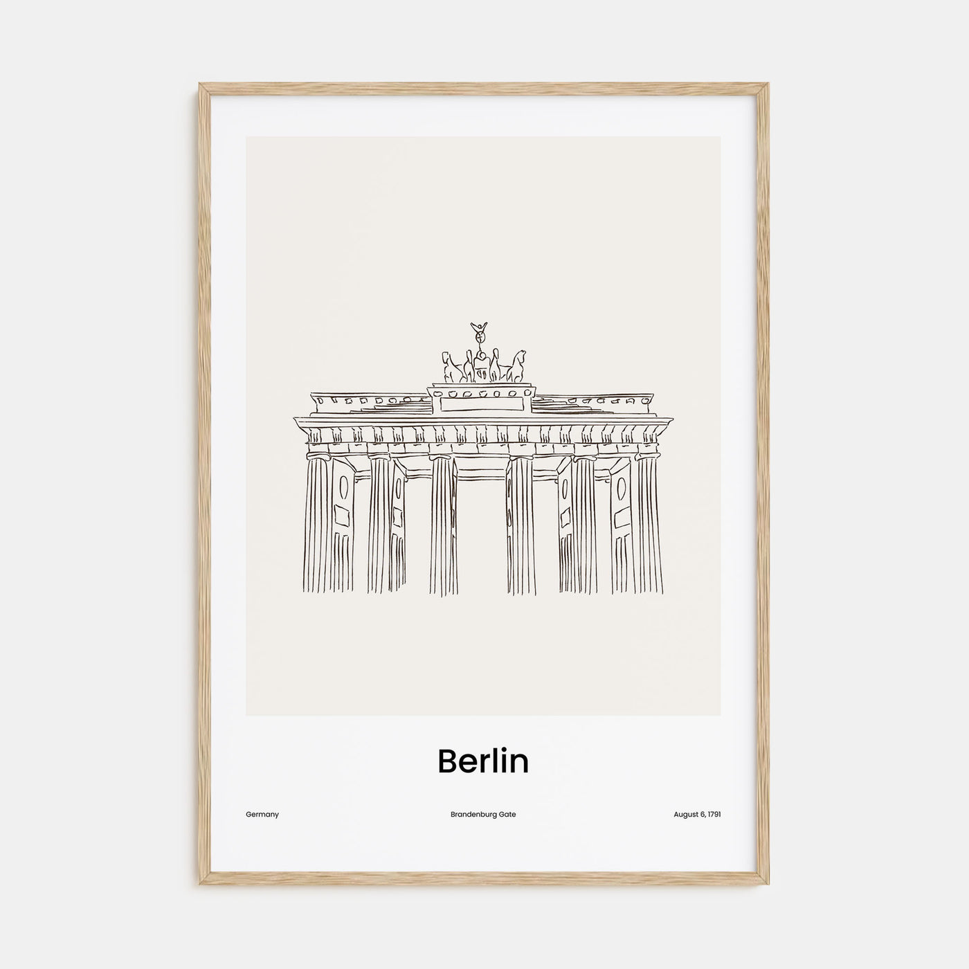 Berlin Drawn No 1 Poster