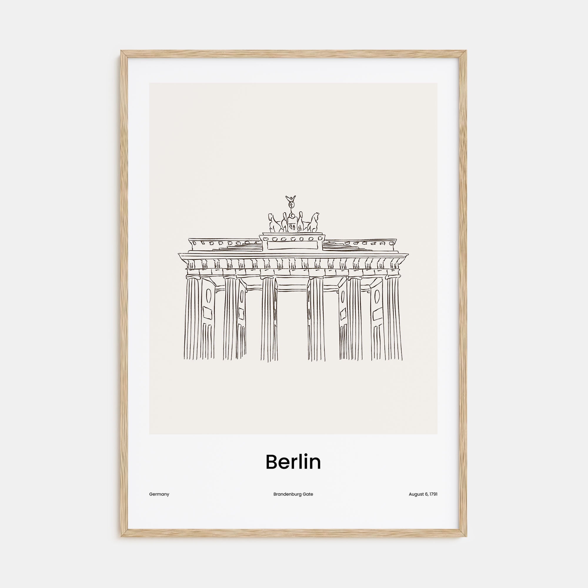 Berlin Drawn No 1 Poster