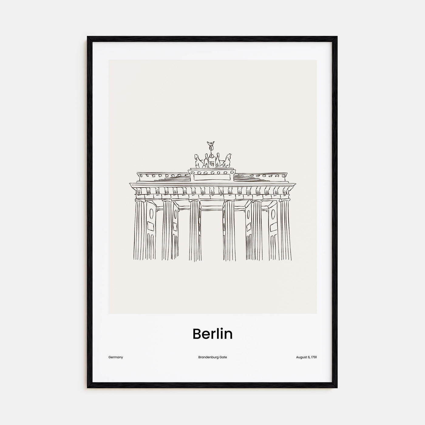 Berlin Drawn No 1 Poster