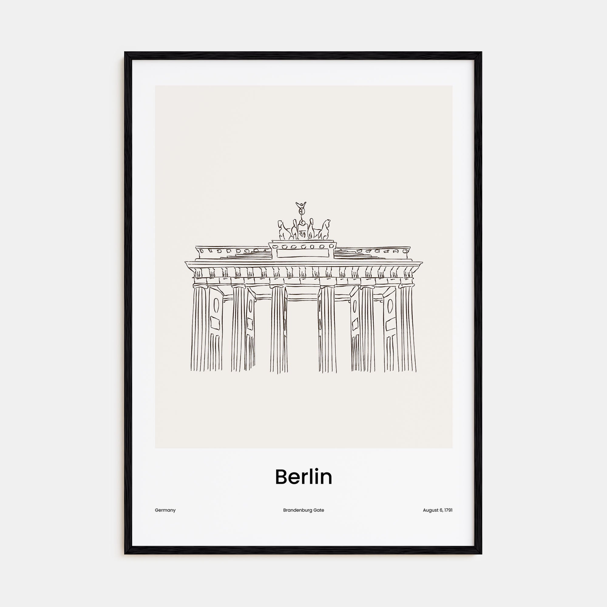Berlin Drawn No 1 Poster