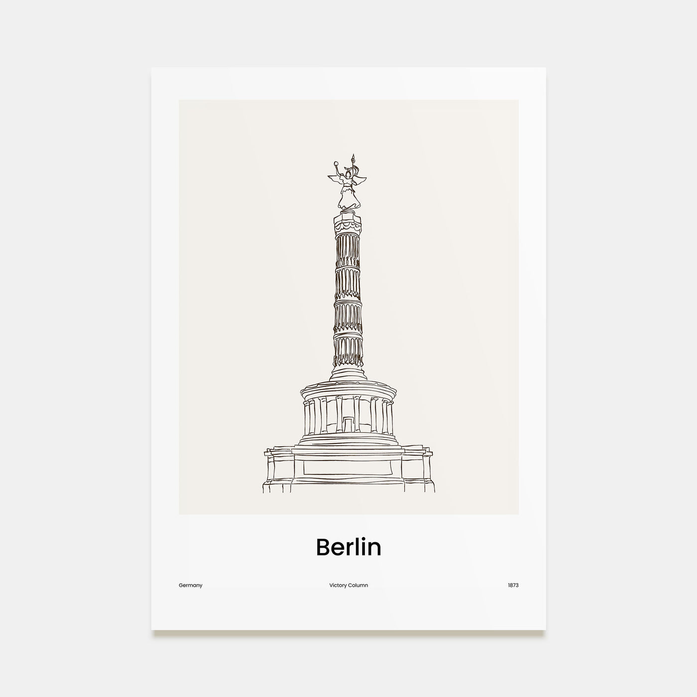Berlin Drawn No 2 Poster