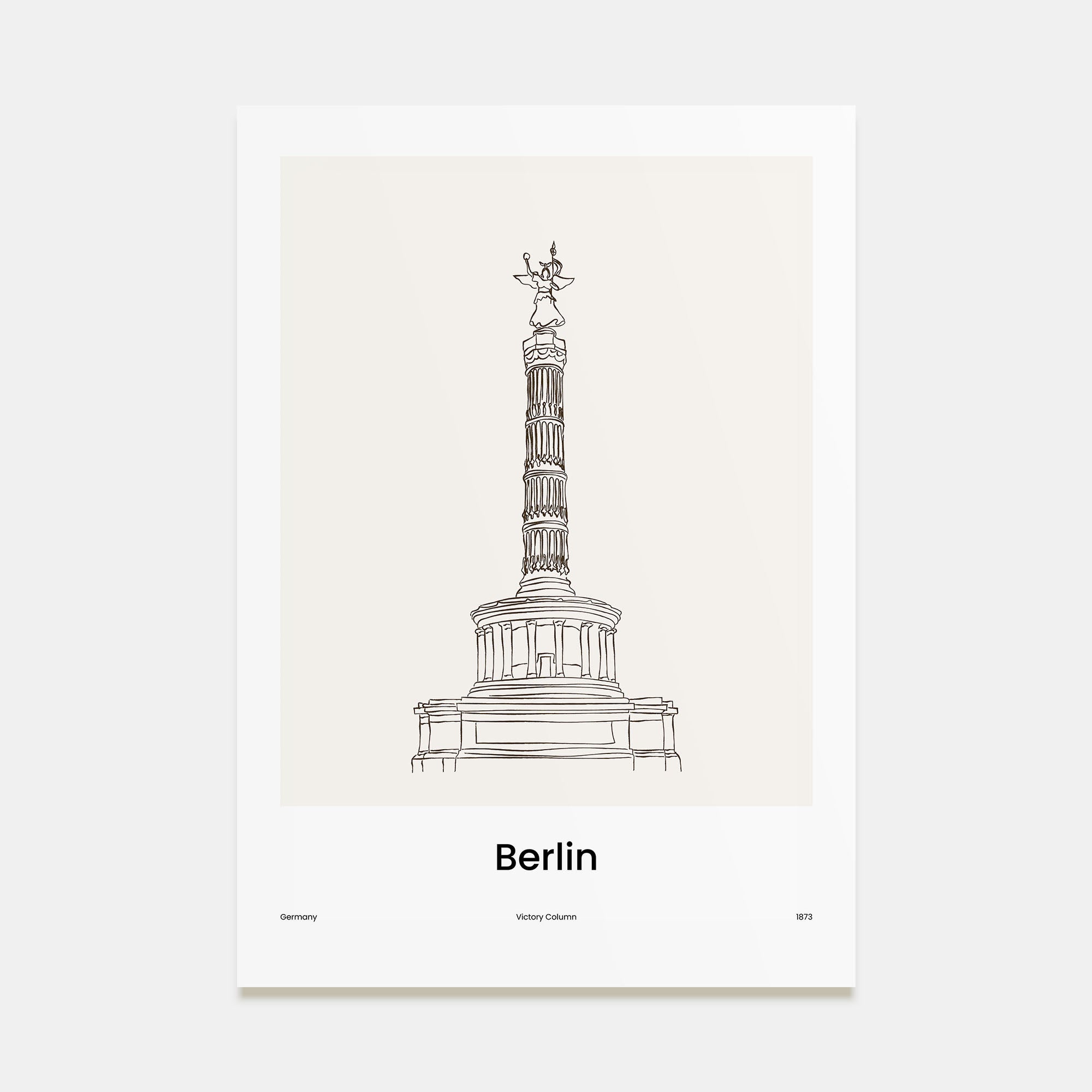 Berlin Drawn No 2 Poster