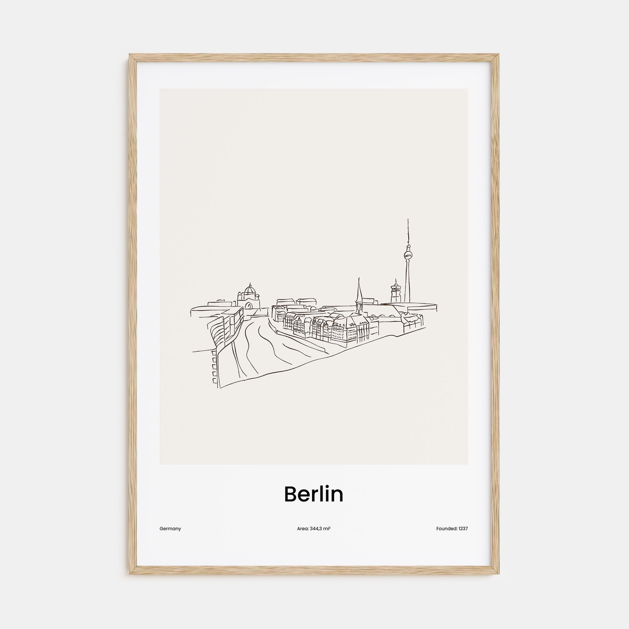 Berlin Drawn No 3 Poster