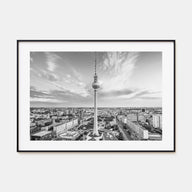 Berlin Landscape B&W Poster
