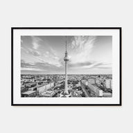 Berlin Landscape B&W Poster