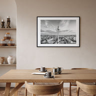 Berlin Landscape B&W Poster