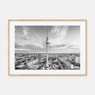 Berlin Landscape B&W Poster