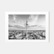 Berlin Landscape B&W Poster