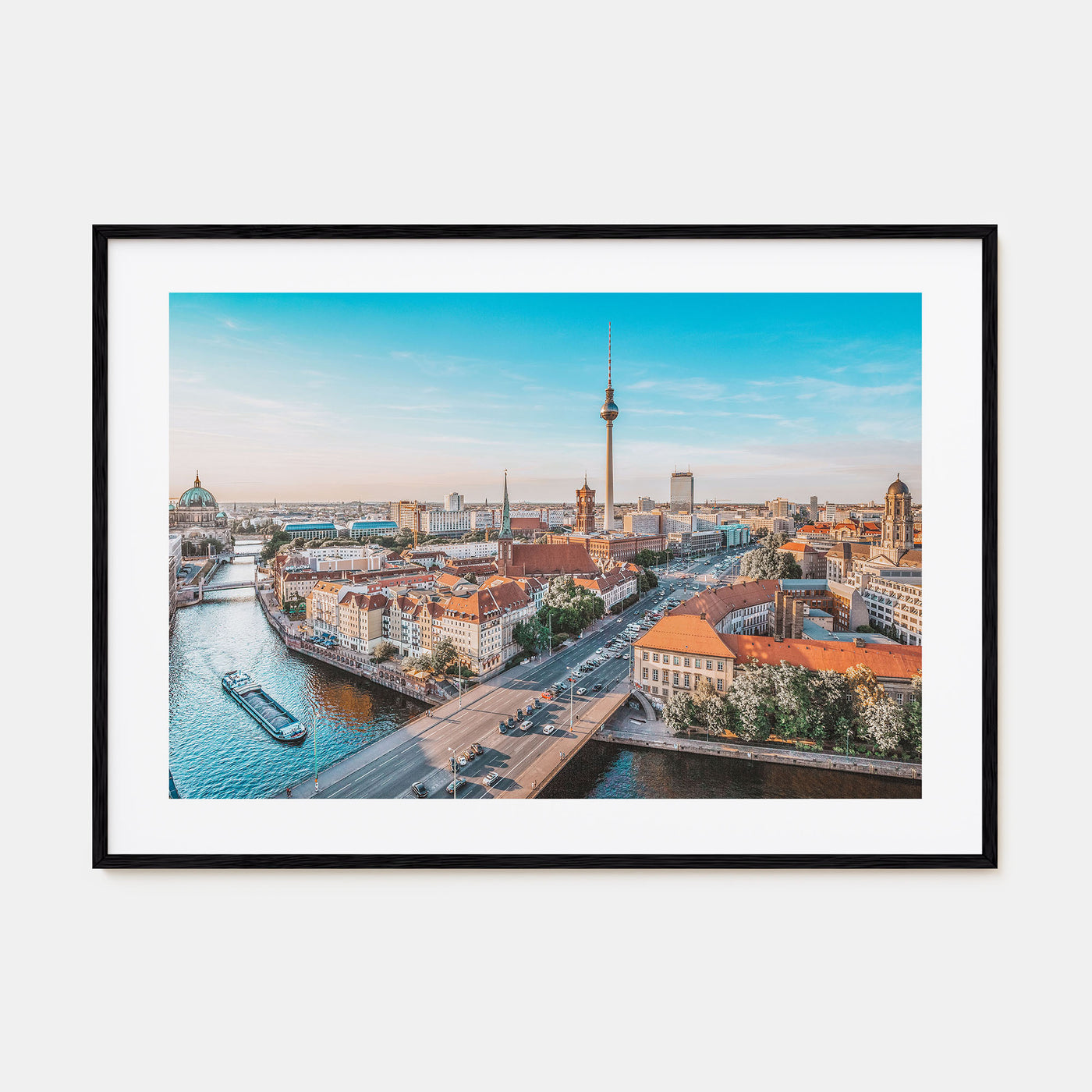 Berlin Landscape Color Poster