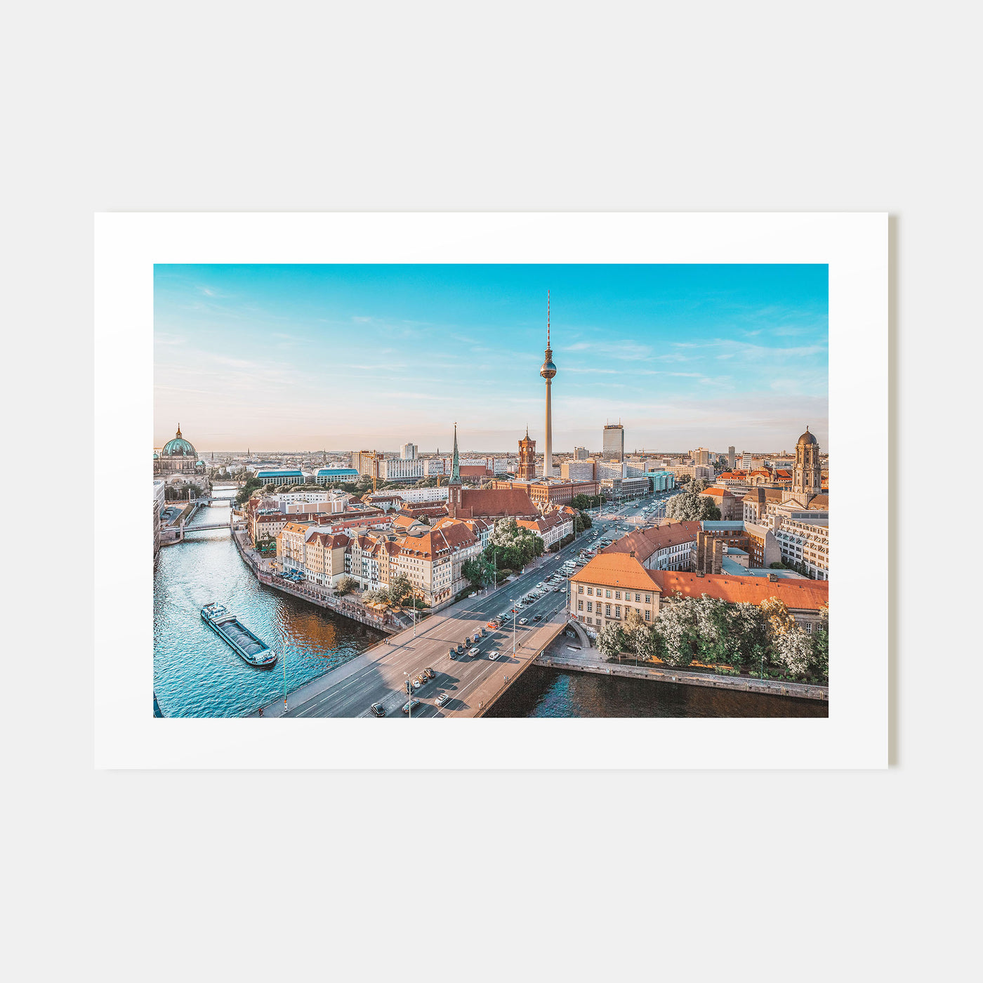 Berlin Landscape Color Poster