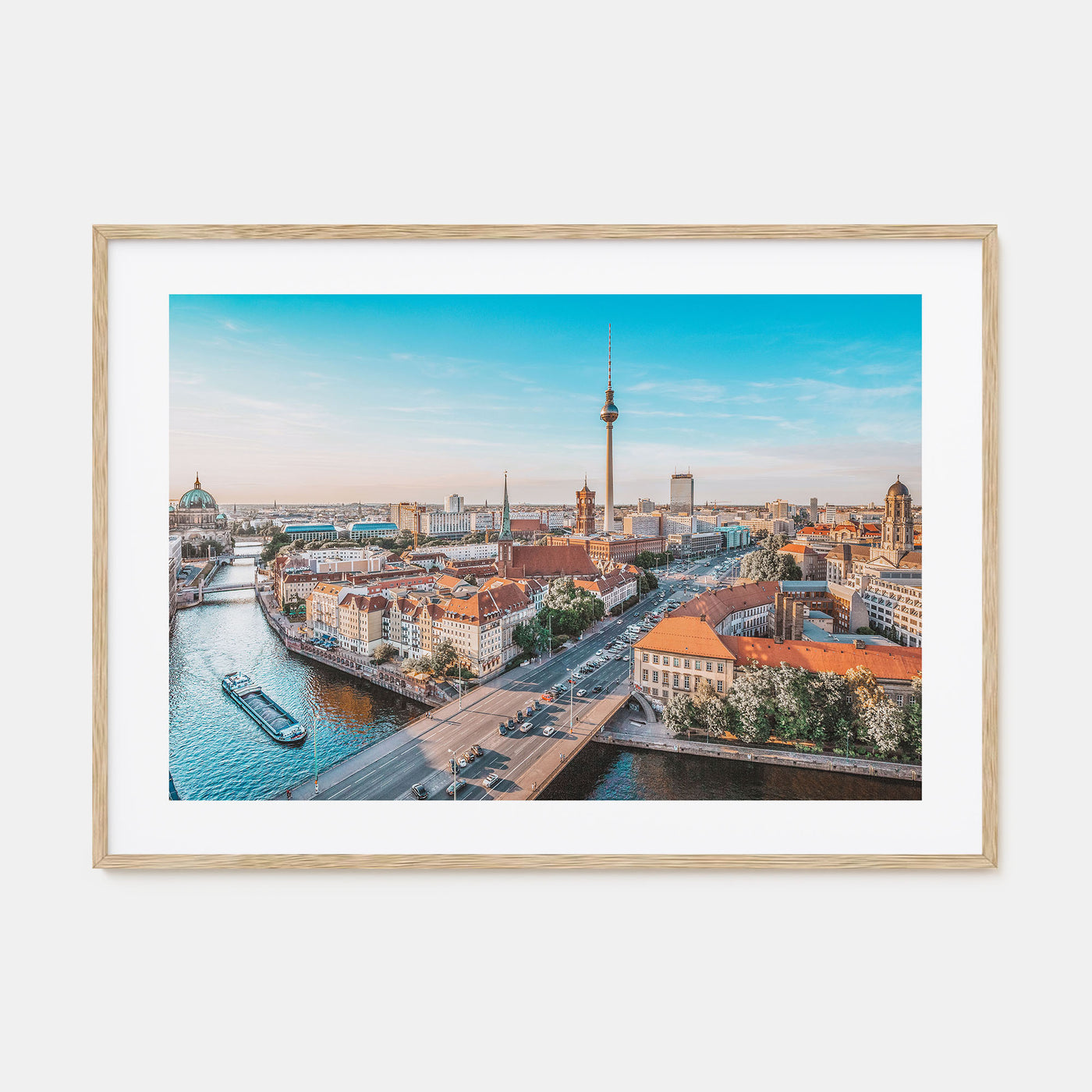 Berlin Landscape Color Poster