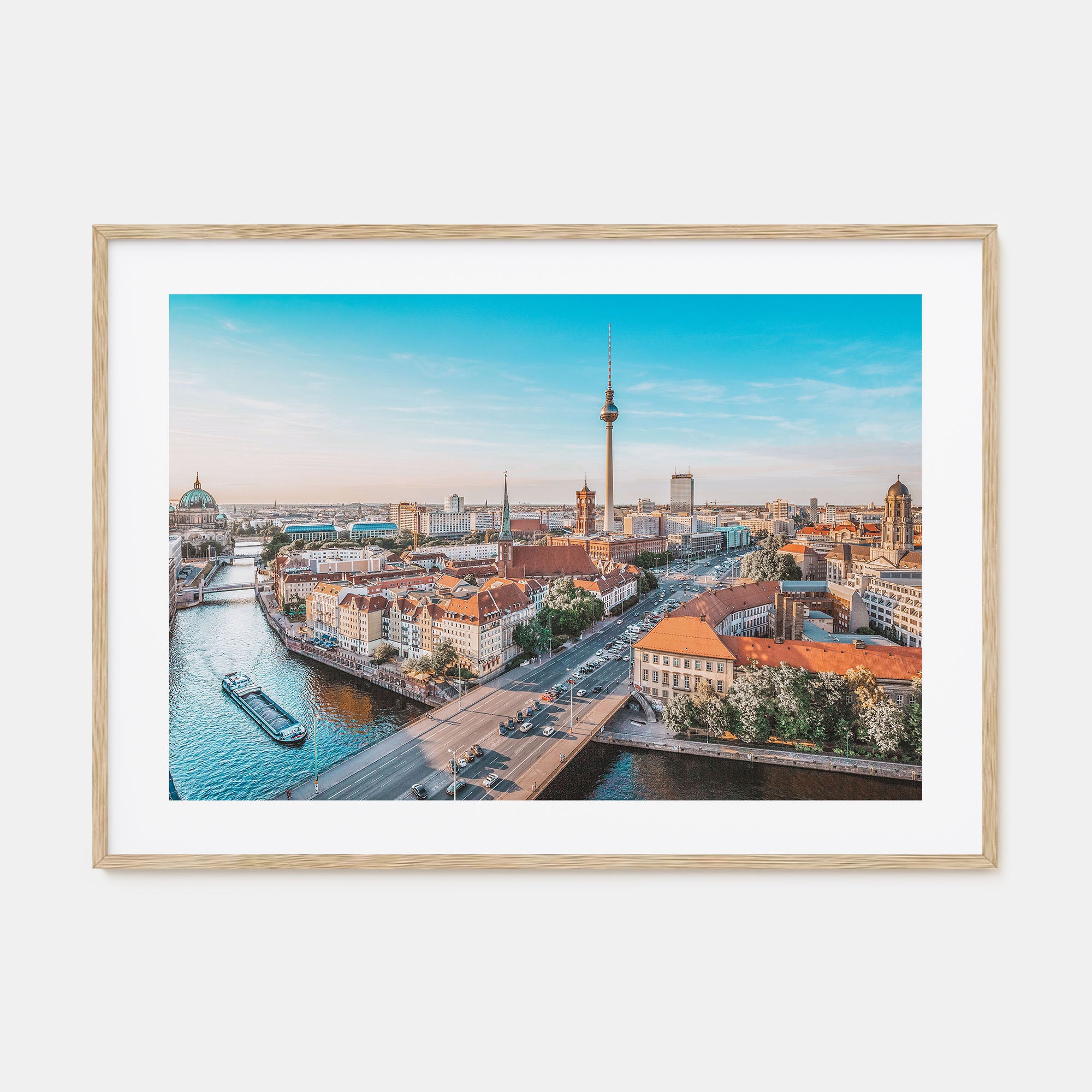 Berlin Landscape Color Poster