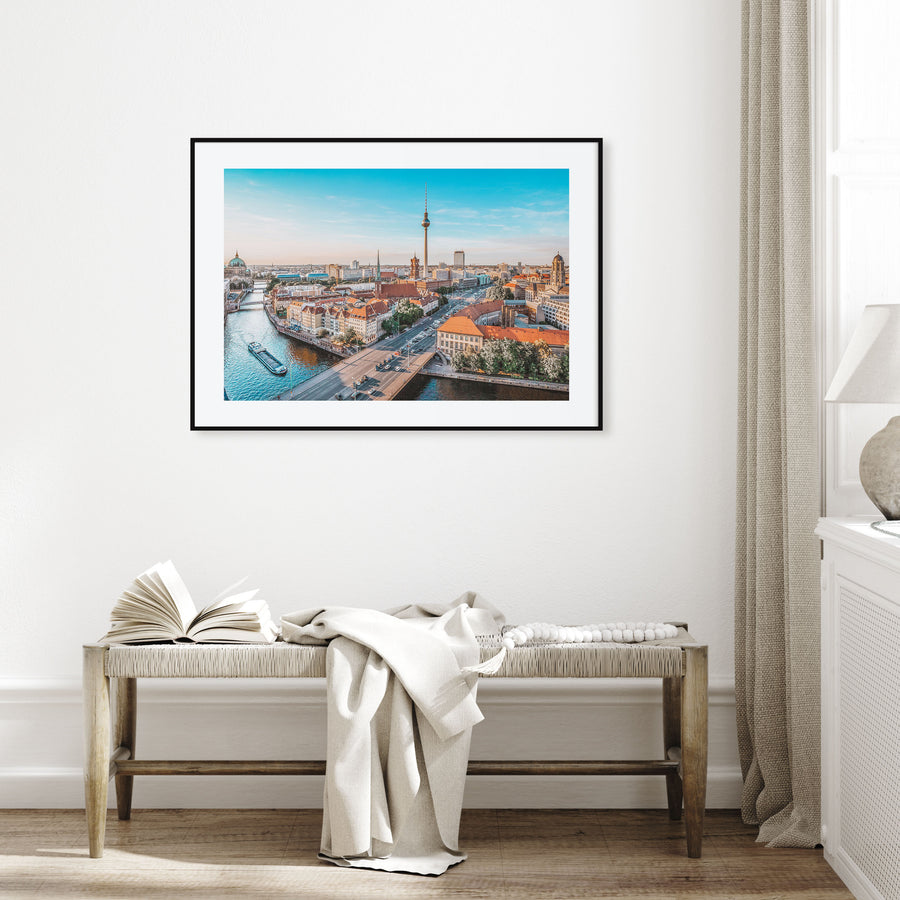 Berlin Landscape Color Poster
