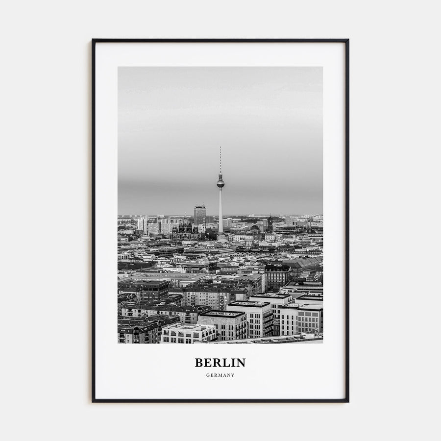 Berlin Portrait B&W No 1 Poster