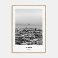 Berlin Portrait B&W No 1 Poster