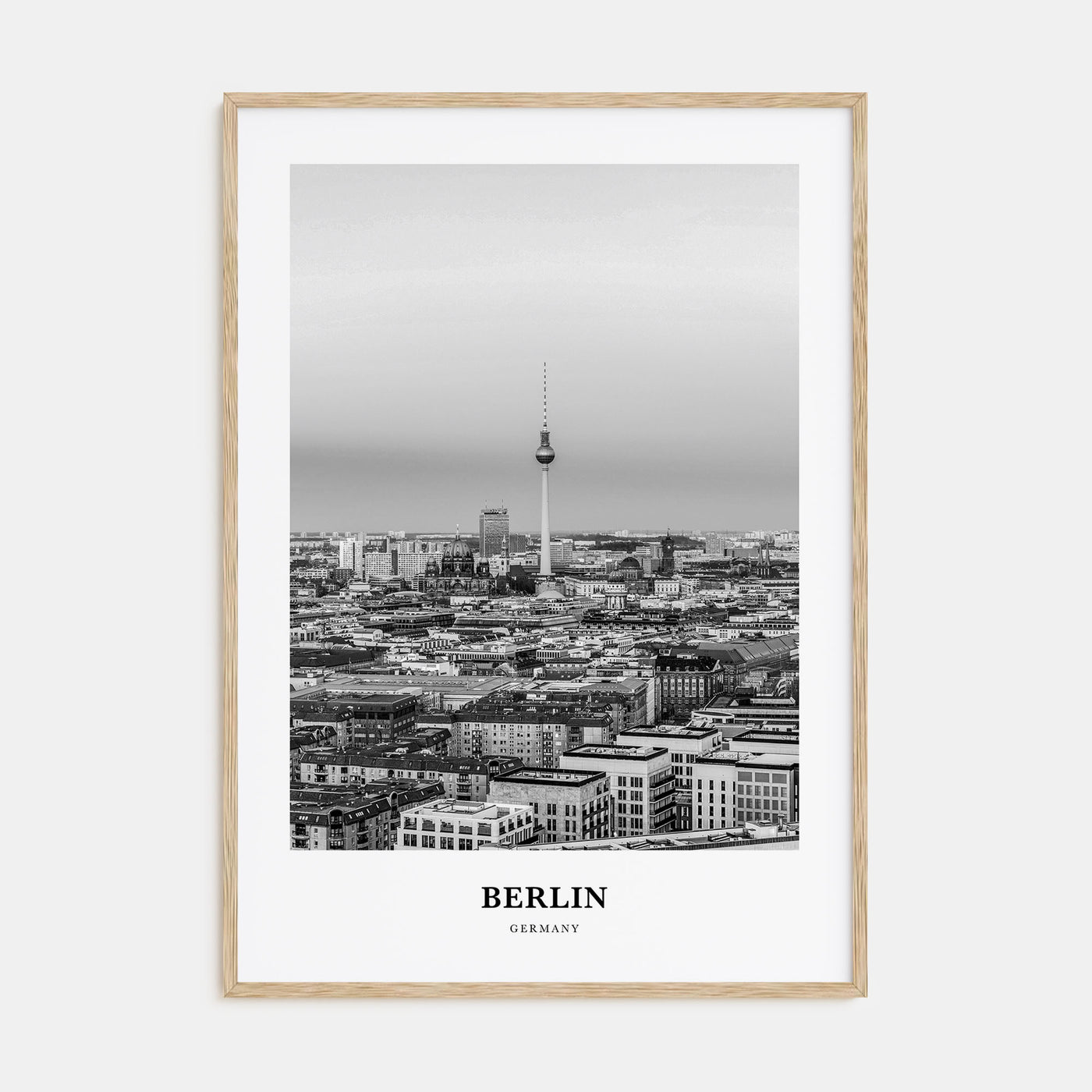 Berlin Portrait B&W No 1 Poster