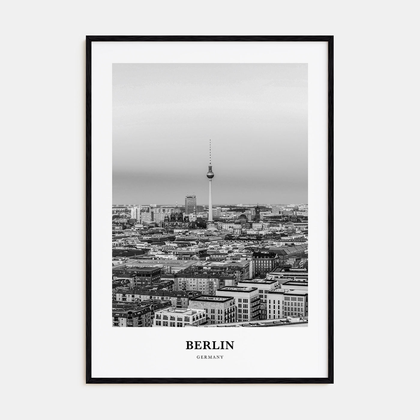 Berlin Portrait B&W No 1 Poster