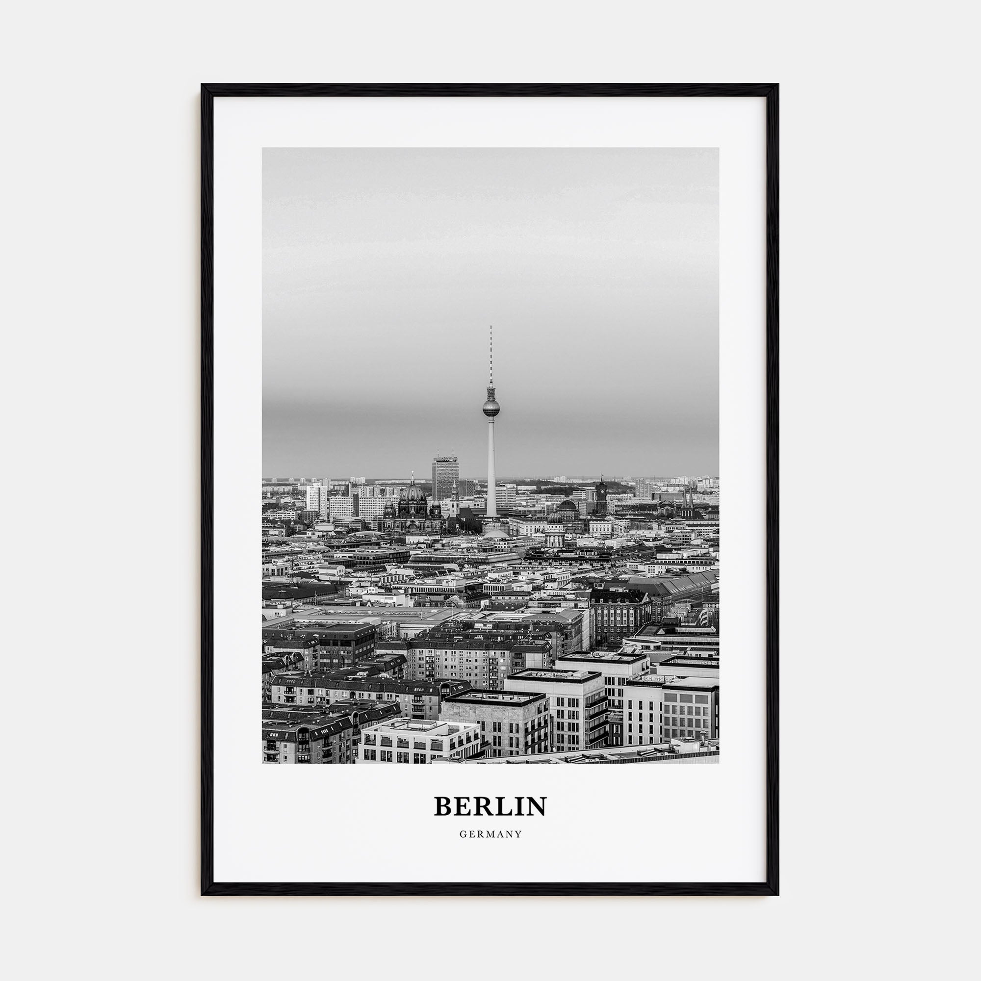 Berlin Portrait B&W No 1 Poster
