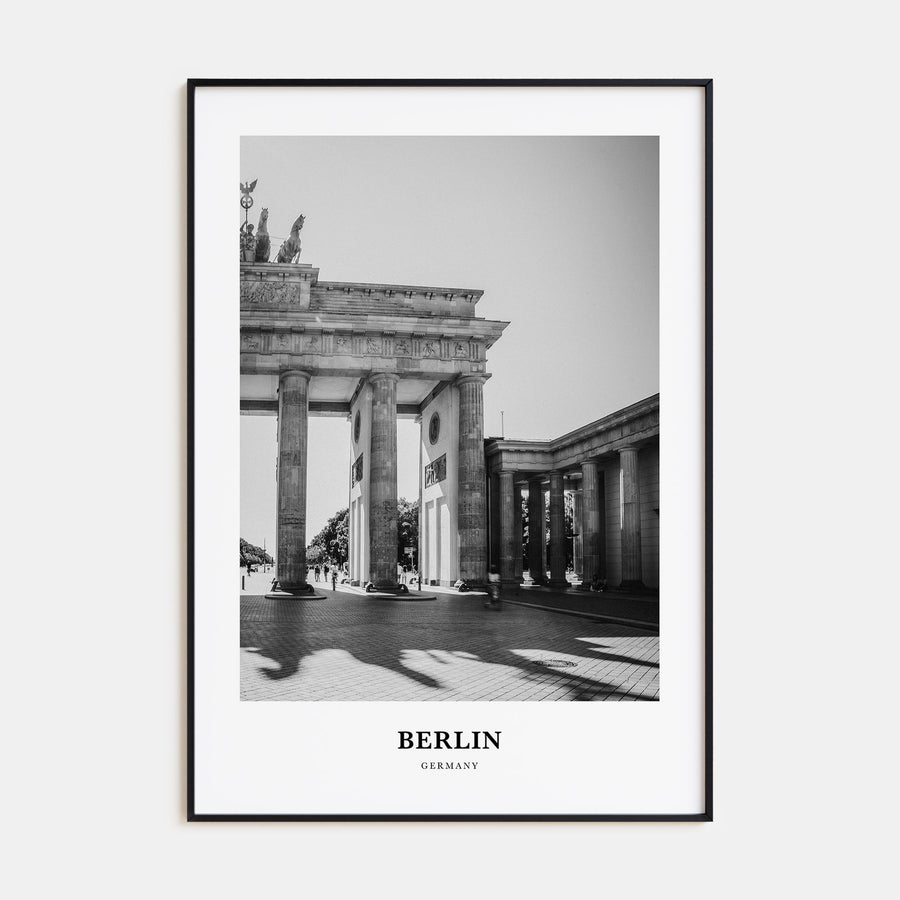 Berlin Portrait B&W No 2 Poster