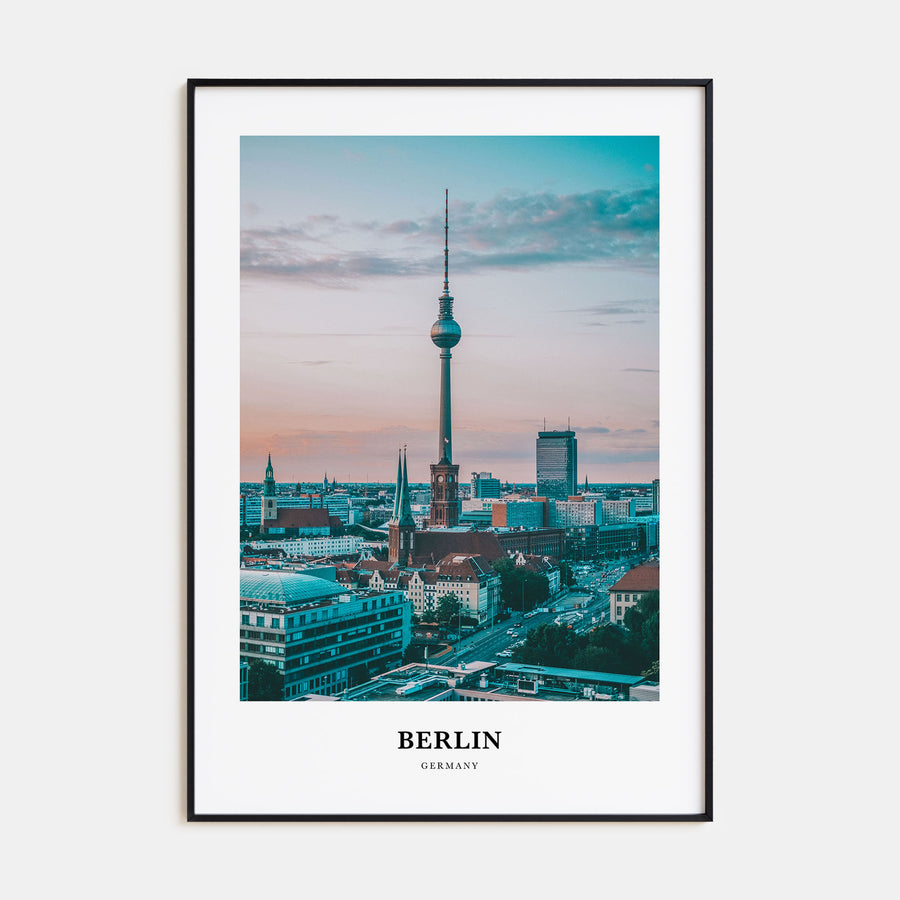 Berlin Portrait Color Poster