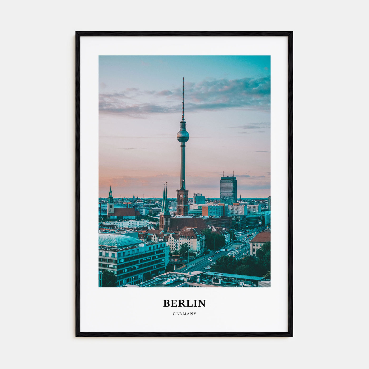 Berlin Portrait Color Poster