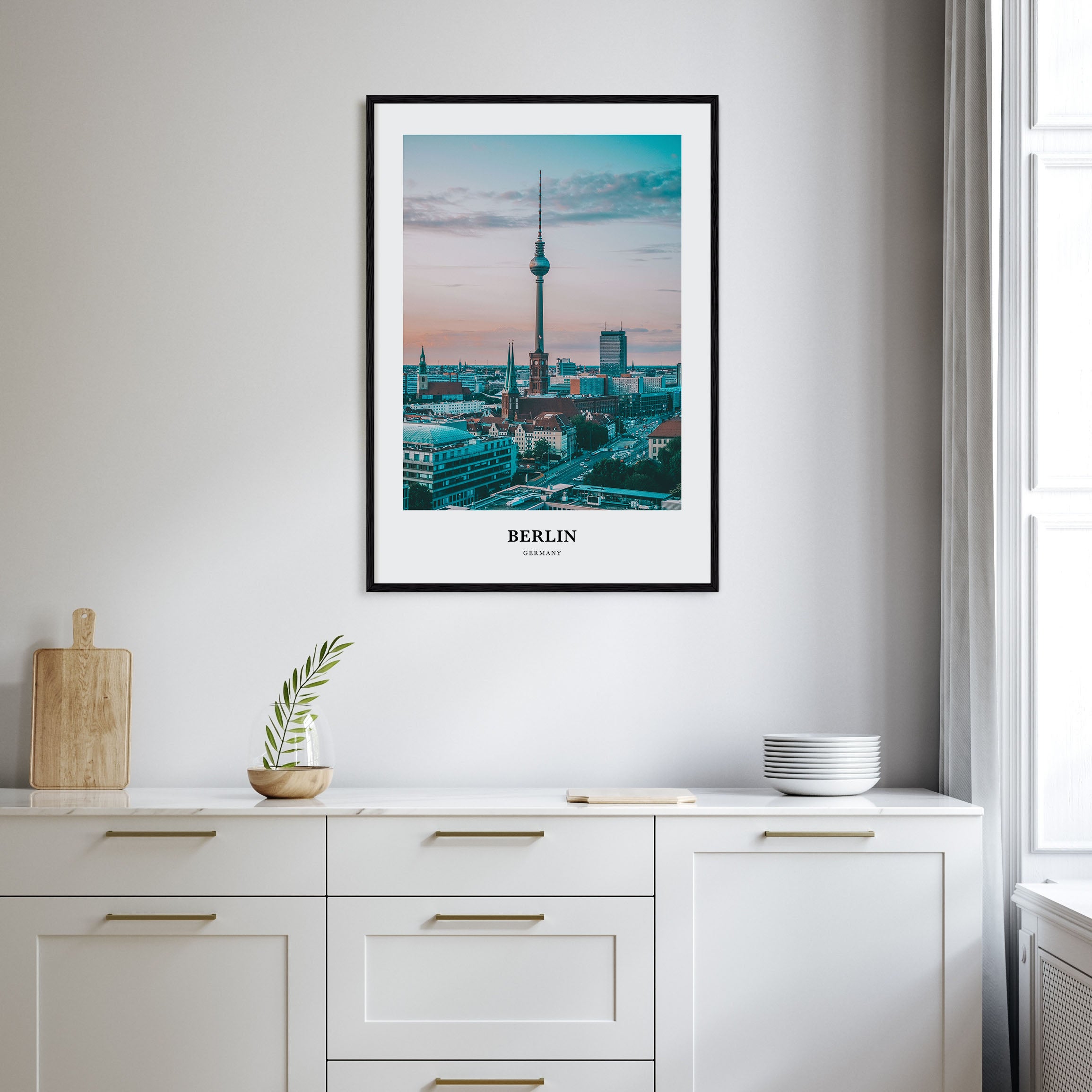 Berlin Portrait Color Poster