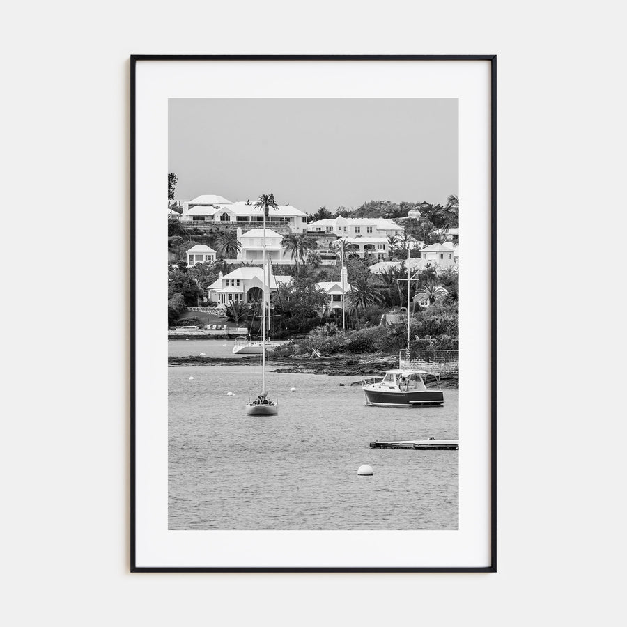 Bermuda Photo B&W Poster