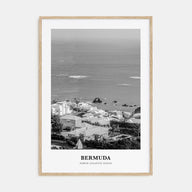 Bermuda Portrait B&W Poster