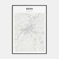 Bern Map Portrait Poster