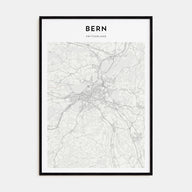 Bern Map Portrait Poster