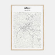 Bern Map Portrait Poster