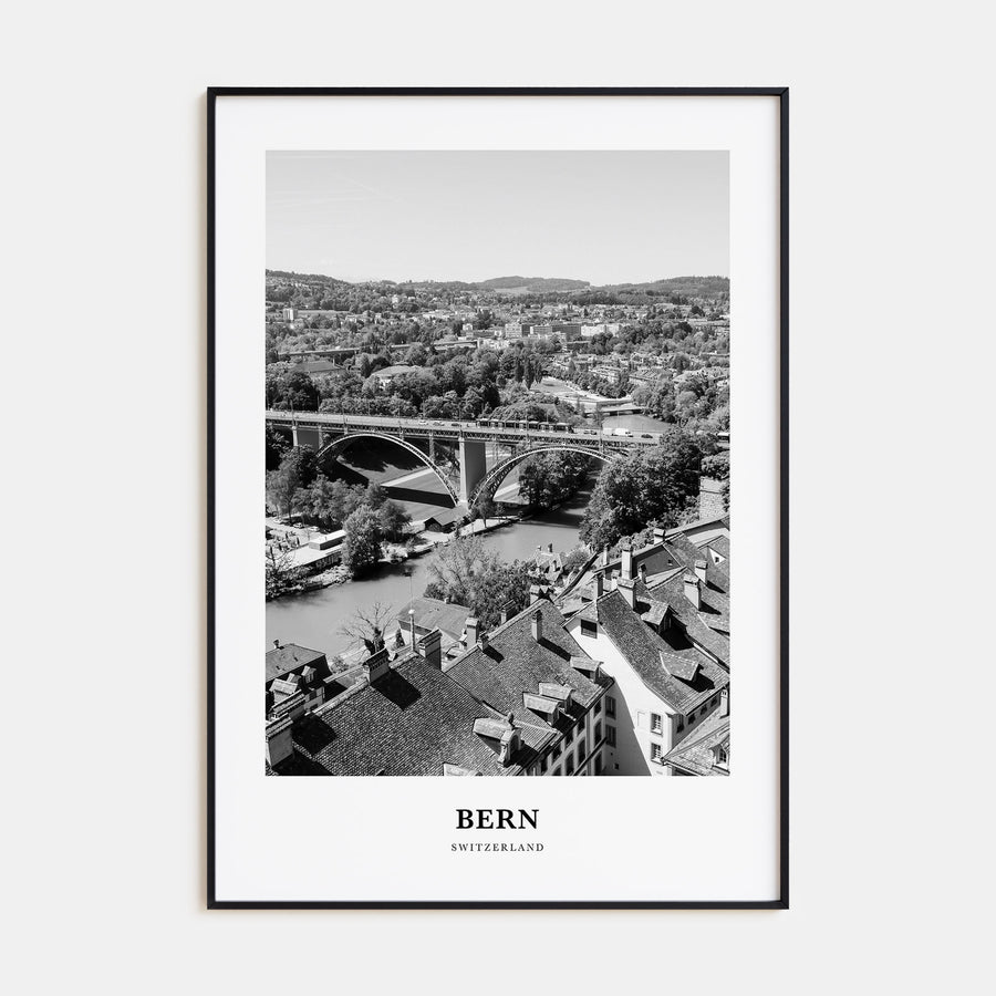 Bern Portrait B&W Poster