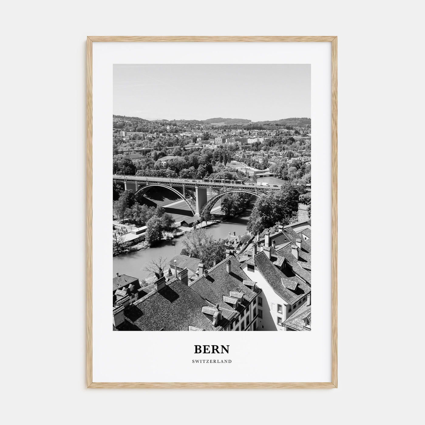 Bern Portrait B&W Poster